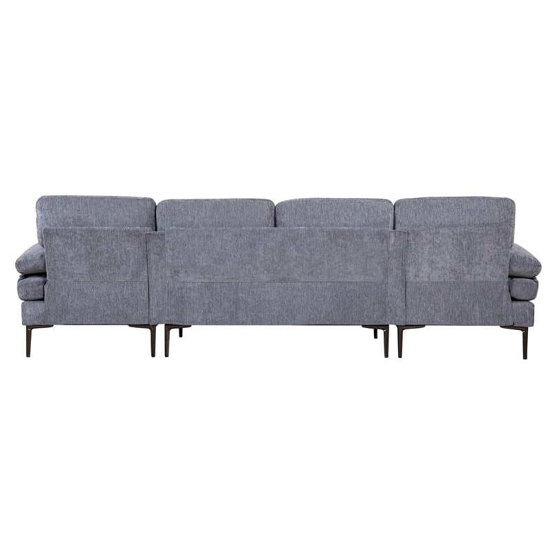 Azariah U Shape 3pc Sectional Sofa - Ornate Home