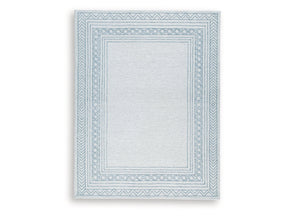 Azelhurst Blue/Ivory/Gray Large Rug (Online Special Price) - Ornate Home