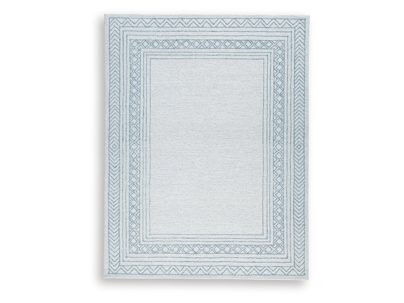 Azelhurst Blue/Ivory/Gray Large Rug - Ornate Home