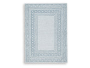 Azelhurst Blue/Ivory/Gray Medium Rug (Online Special Price) - Ornate Home