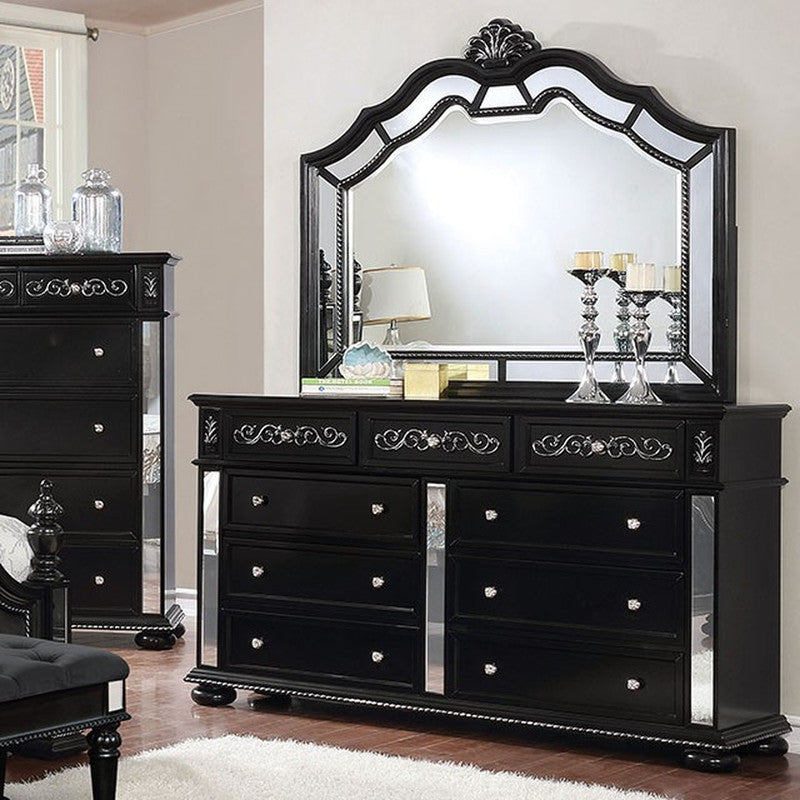 Azha Black Dresser - Ornate Home