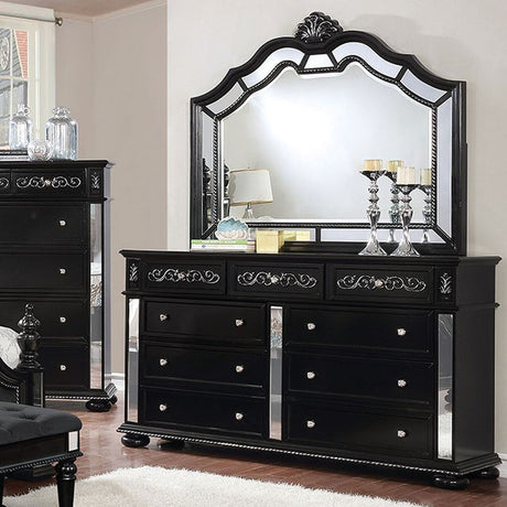 Azha Black Dresser - Ornate Home