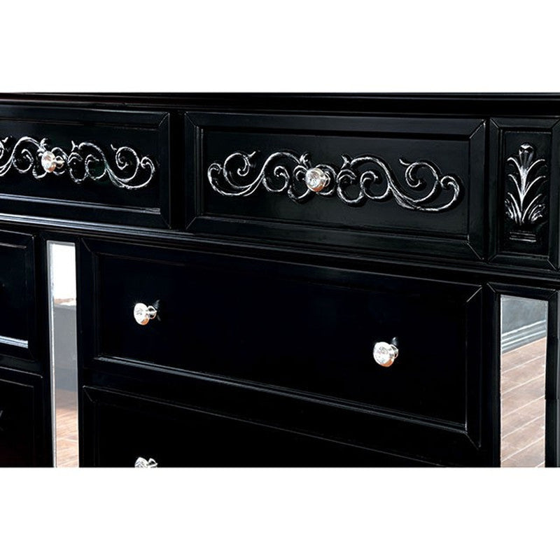 Azha Black Dresser - Ornate Home