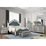 Azha Silver Nightstand - Ornate Home