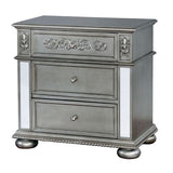 Azha Silver Nightstand - Ornate Home