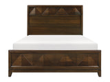 Aziel Walnut Queen Bed - Ornate Home
