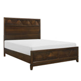 Aziel Walnut Queen Bed - Ornate Home