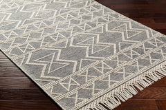 Aziel Wool Rug with Tassels - Clearance - Ornate Home