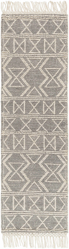 Aziel Wool Rug with Tassels - Clearance - Ornate Home