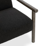 Azoria Charcoal Accent Chair - Ornate Home