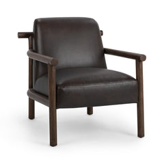 Azoria Dark Roast Accent Chair - Ornate Home