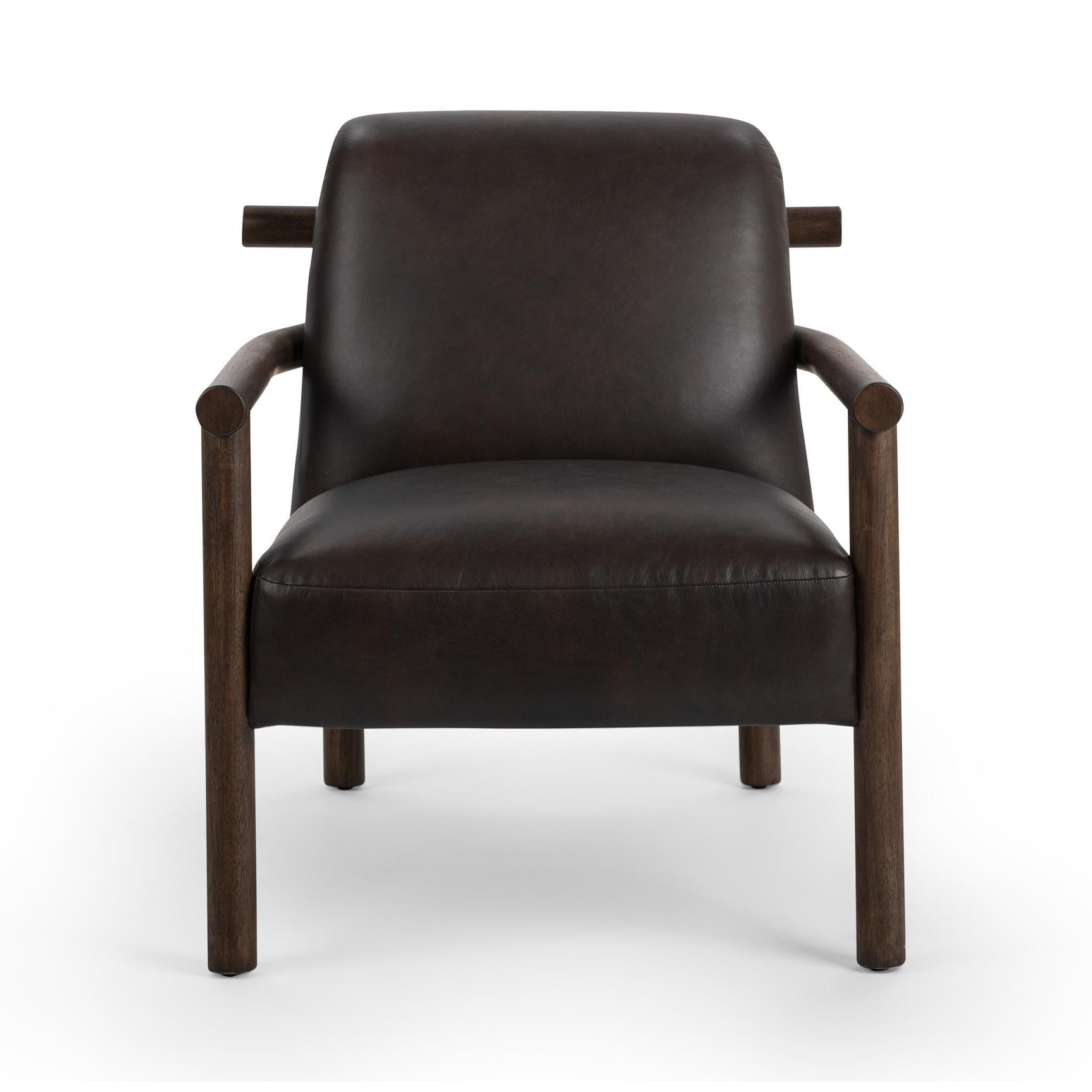 Azoria Dark Roast Accent Chair - Ornate Home