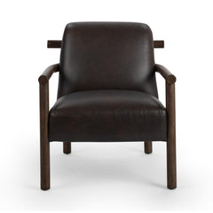 Azoria Dark Roast Accent Chair - Ornate Home