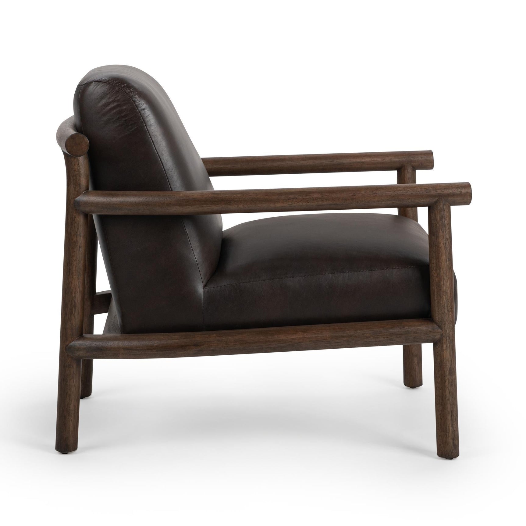 Azoria Dark Roast Accent Chair - Ornate Home