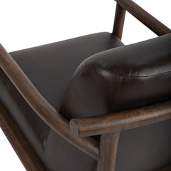 Azoria Dark Roast Accent Chair - Ornate Home