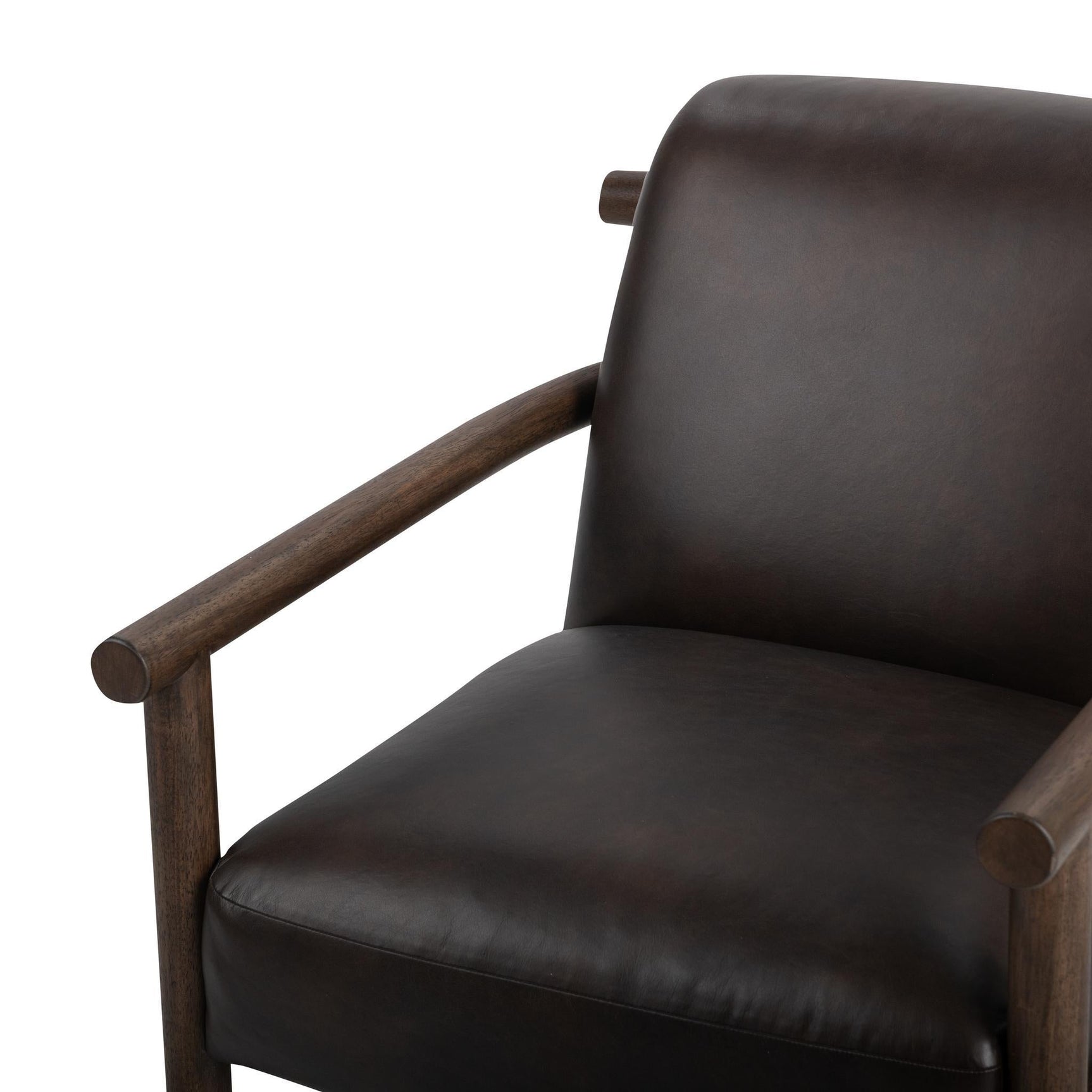Azoria Dark Roast Accent Chair - Ornate Home