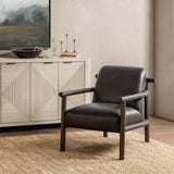 Azoria Dark Roast Accent Chair - Ornate Home