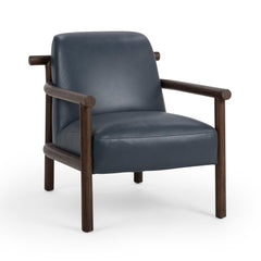 Azoria Mystic Blue Accent Chair - Ornate Home