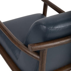Azoria Mystic Blue Accent Chair - Ornate Home
