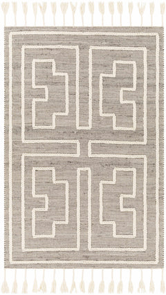 Azra Tasseled Jute&Wool Rug - Clearance - Ornate Home