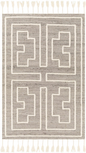 Azra Tasseled Jute&Wool Rug - Clearance - Ornate Home