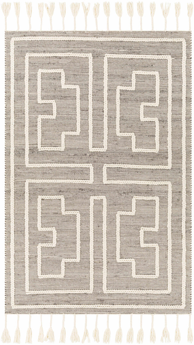 Azra Tasseled Jute&Wool Rug - Clearance - Ornate Home