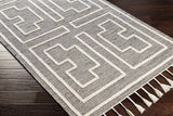 Azra Tasseled Jute&Wool Rug - Clearance - Ornate Home