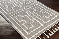 Azra Tasseled Jute&Wool Rug - Clearance - Ornate Home