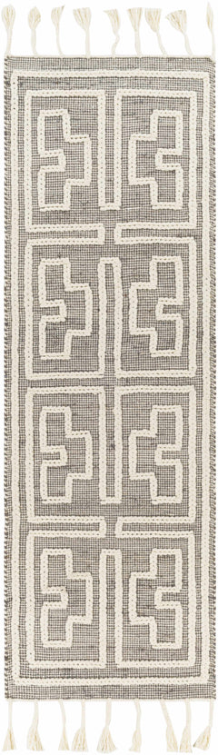 Azra Tasseled Jute&Wool Rug - Clearance - Ornate Home