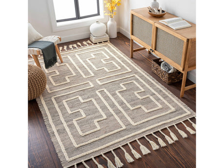 Azra Tasseled Jute&Wool Rug - Ornate Home