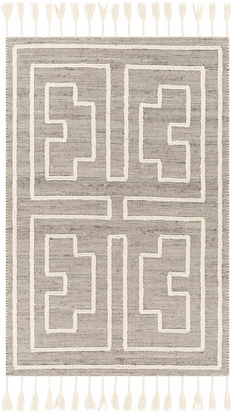 Azra Tasseled Jute&Wool Rug - Ornate Home