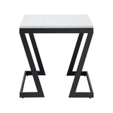 Azra White/Dark Gray 3-Piece Pack Occasional Set - Ornate Home