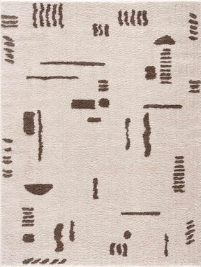 Azriel Brown Washable Area Rug - Ornate Home