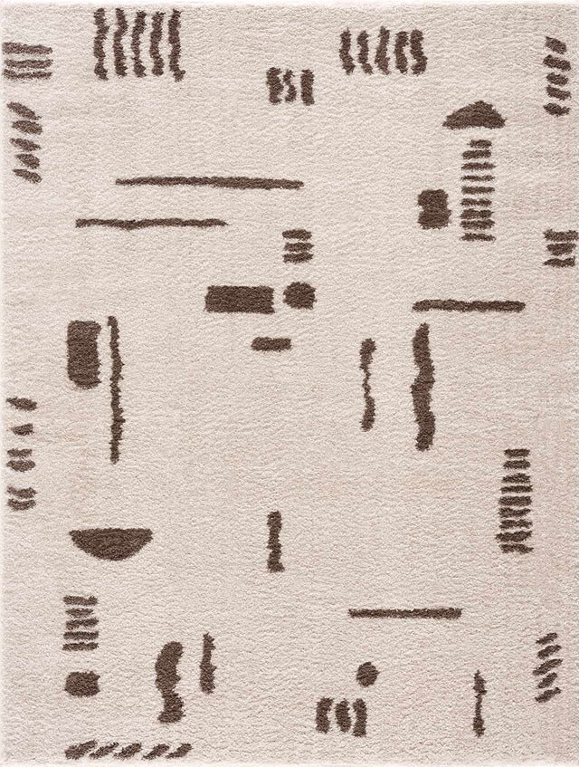 Azriel Brown Washable Area Rug - Ornate Home