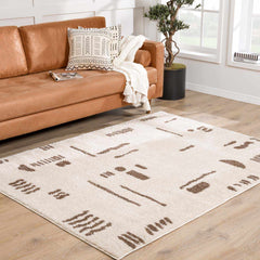 Azriel Brown Washable Area Rug - Ornate Home