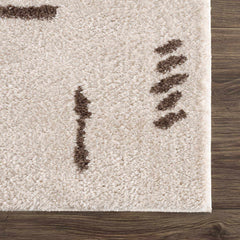 Azriel Brown Washable Area Rug - Ornate Home