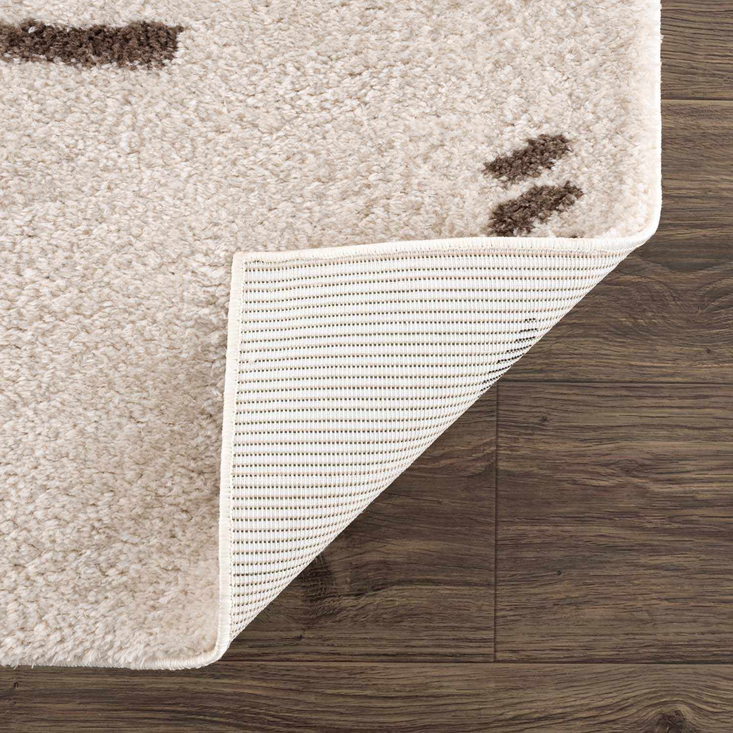 Azriel Brown Washable Area Rug - Ornate Home