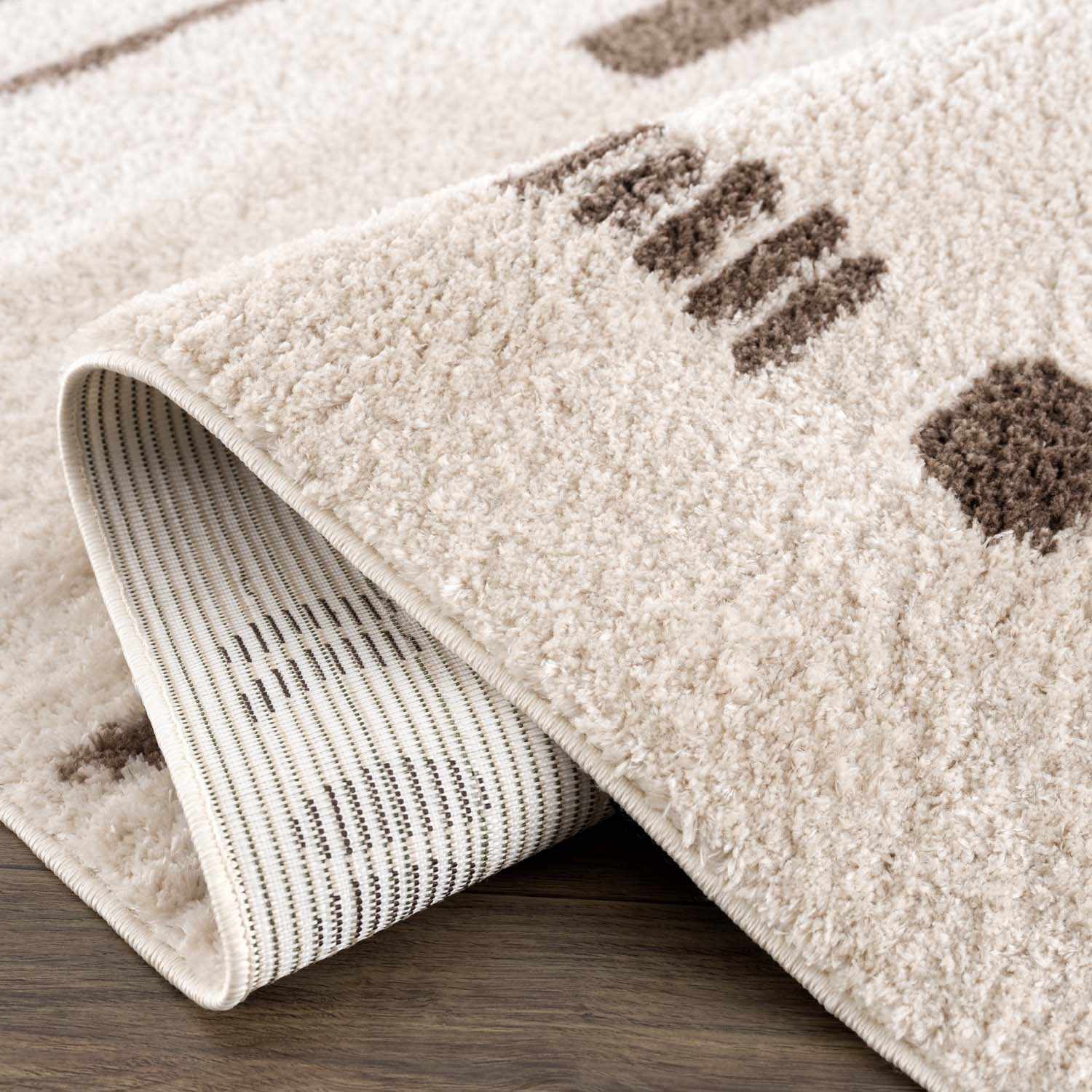 Azriel Brown Washable Area Rug - Ornate Home