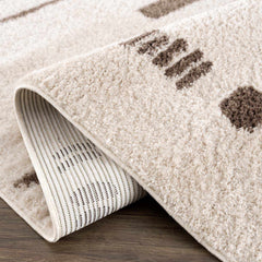 Azriel Brown Washable Area Rug - Ornate Home