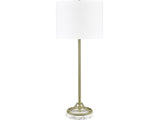 Azriel Gold/White Buffet Lamp - Ornate Home