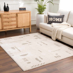Azriel Gray Washable Area Rug - Ornate Home