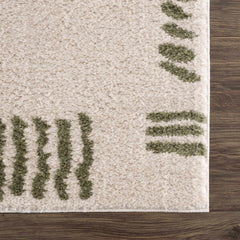 Azriel Green Washable Area Rug - Ornate Home