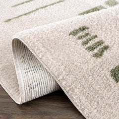 Azriel Green Washable Area Rug - Ornate Home