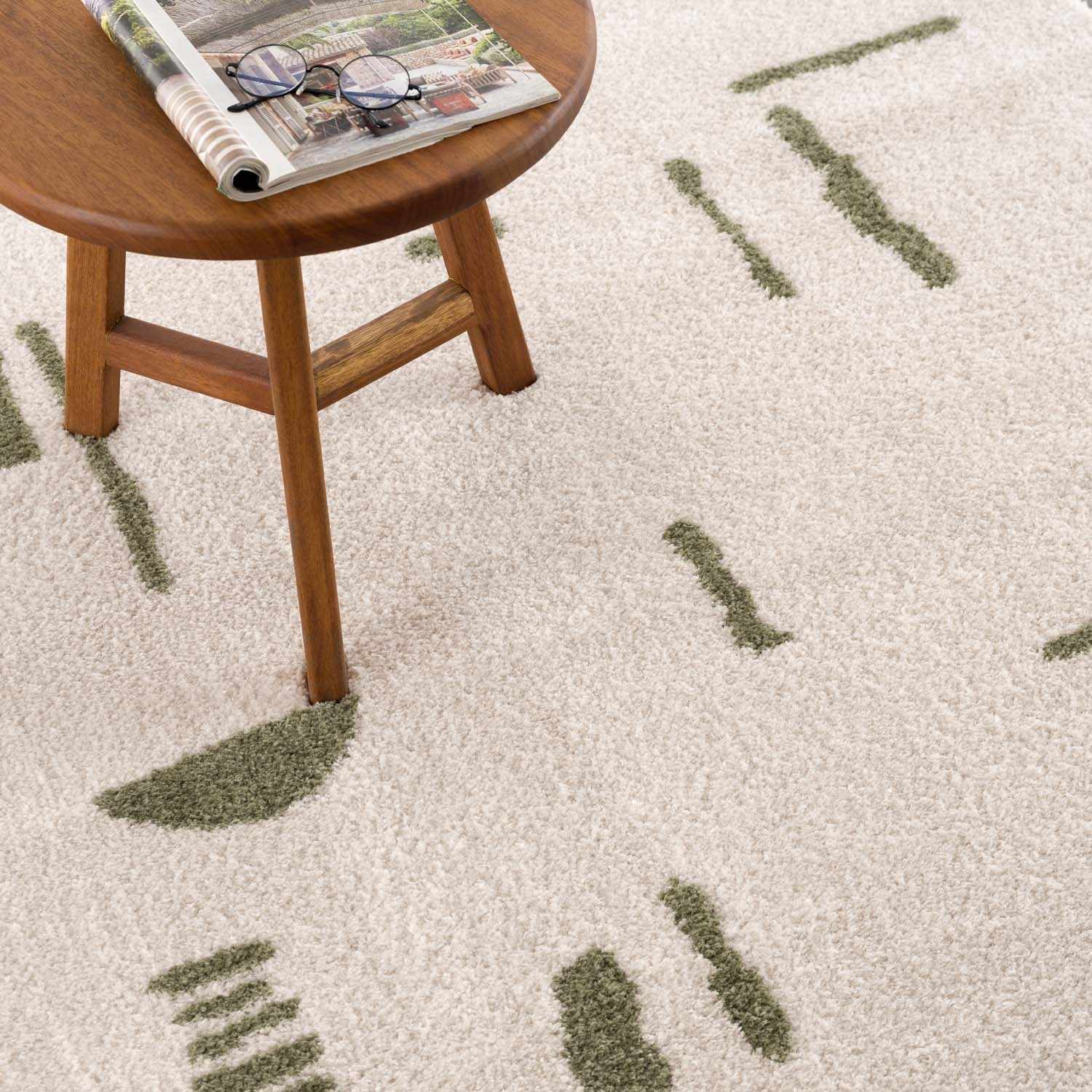 Azriel Green Washable Area Rug - Ornate Home