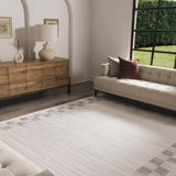 Azrika Gray Checkered Washable Rug - Clearance - Ornate Home