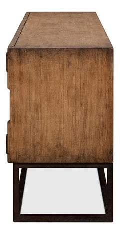 Aztec Brown Sideboard On Stand - Ornate Home