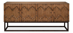 Aztec Brown Sideboard On Stand - Ornate Home