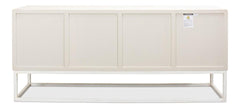 Aztec White Sideboard On Stand - Ornate Home