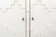 Aztec White Sideboard On Stand - Ornate Home