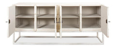 Aztec White Sideboard On Stand - Ornate Home
